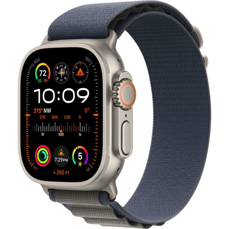 Смарт-часы Apple Watch Ultra 2, 49 мм, Alpine Loop, синий