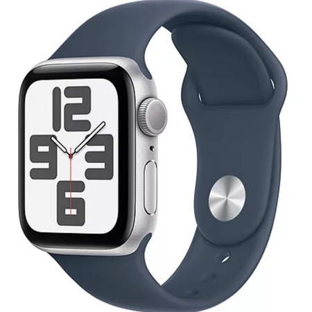 Смарт-часы Apple Watch SE 2023, 40 мм, серебристый/синий
