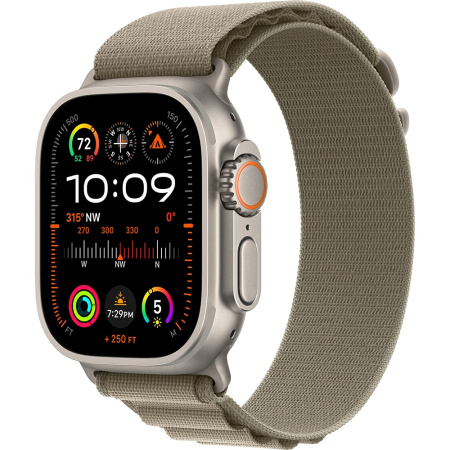Смарт-часы Apple Watch Ultra 2, 49 мм, Alpine Loop, оливковый